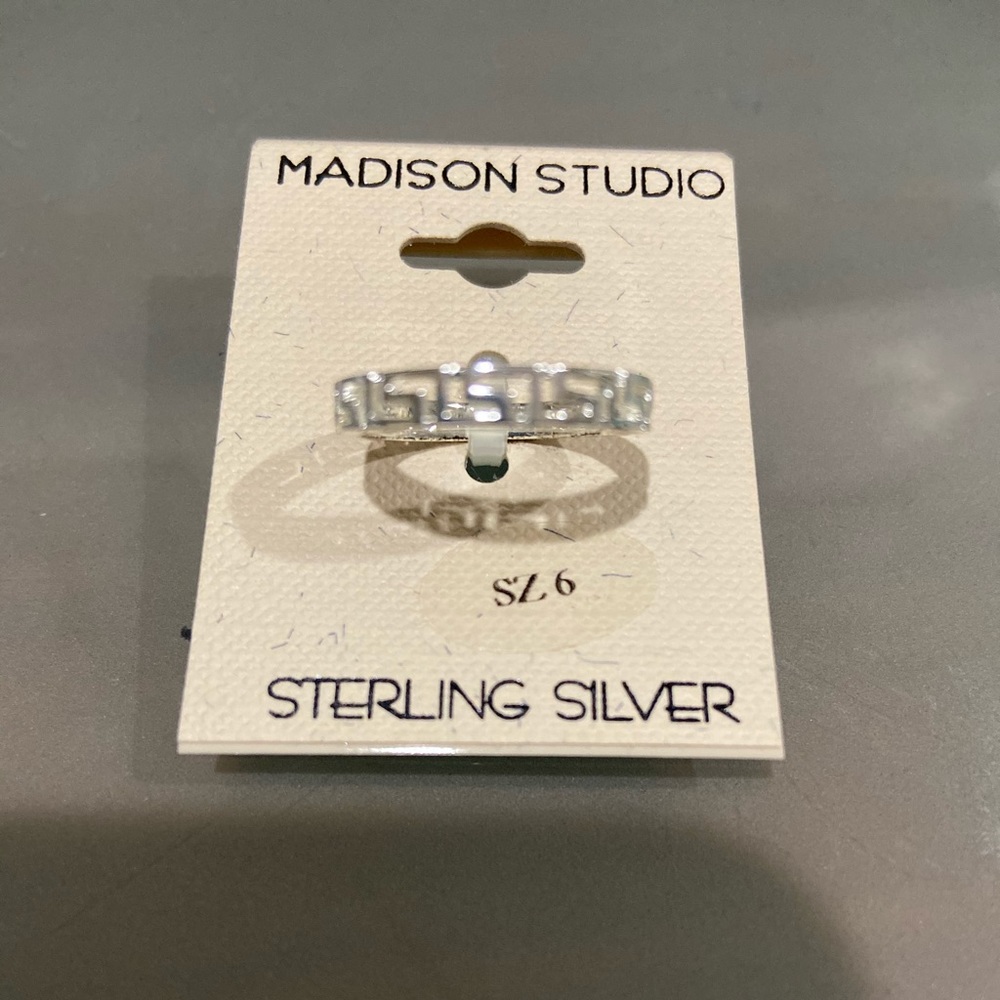Madison studio sterling silver ring